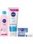 Yatıştırıcı Tonik 200 ml , Canlandırıcı Yüz Temiz Jeli 225 Ml, Yüz Bakım Kremi Aqua Sensation 50 ml 1