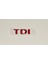 Vw Transporter T5 Caravelle Tdi 2004 - 2010 Üç Kırmızı Arka Bagaj Yazısı 4