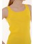 Kadın Geniş Askılı Tişört Sarı 4