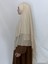 Üç Katlı Hazır Peçeli Sufle Khimar Şifon Esarp 4 Ipli Krem 4
