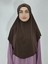 Namaz Örtüsü Khimar, Hazır Büyük Esarp, Malezya Modeli, Hijap ,hac Umre Icin Sandy Kumas Kahve Renk 1