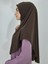 Namaz Örtüsü Khimar, Hazır Büyük Esarp, Malezya Modeli, Hijap ,hac Umre Icin Sandy Kumas Kahve Renk 2