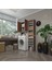 Kenzlife çamaşır makinesi dolabı veronikamaks cvz 180*096*20 banyo kapaklı arkalıksız raflı 1