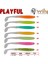 Playful Silikon Yem 7.5 cm 3.2 gr 5’li Pk Renk:6 2