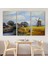 Buğday Tarlası ve Değirmen Yağlıboya Görünüm Dekoratif Kanvas Duvar TABLOSU-3556 3