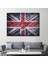 Ingiltere Bayrağı Rustik Kanvas Tablo, Ev ve Ofis DEKORU-5392 2