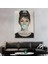 Audrey Hepburn Yeşil Kabarcık Sakızlı Dekoratif Kanvas Duvar TABLOSU-5108-2 2