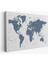 Dünya Haritası Dekoratif Kanvas Tablo 1062 1