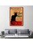 Siyah Kedi Tablosu - Le Chat Noir Theophile STEINLEN-6431 2