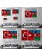 Türkiye Azerbaycan Bayrak Desenli Dekoratif Kanvas TABLO-6516 4