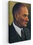 Atatürk Portre Tablosu Mustafa Kemal Atatürk Dikdörtgen Dekoratif Kanvas Tablo-Dh-85 1
