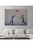 Banksy Stencil'in Top Oyunları Yok Isimli Eseri Kanvas TABLO-5006 2