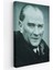 Atatürk Portre Tablosu Mustafa Kemal Atatürk Dikdörtgen Dekoratif Kanvas Tablo-Cg-57 1