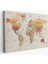 Dünya Haritası Son Derece Ayrıntılı Eğitici ve Öğretici Okyanuslu Kanvas TABLO-2531 1
