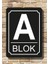 Apartman Site Bina Blok Yönlendirme Isim Tabelası Alüminyum Panel 1