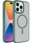 Iphone 15 Pro Max Kılıf Darbe Emici Mat Arka Yüzey Mıknastıslı Magsafe Şarj Pc Silikon Kapak 1