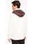 Kapüşon Yaka Düz Kırık Beyaz Erkek Sweatshırt F3WM-SWT140 5
