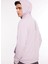 Kapüşon Yaka Düz Lila Erkek Sweatshırt F3WM-SWT127 5
