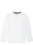 Beyaz Kız Çocuk Polo Yaka Uzun Kollu Sweatshirt TP01-SK023 2