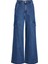 Normal Bel Normal Paça Geniş Fit Koyu Mavi Kadın Denim Pantolon Jxtokyo Asha Wıde Hw Jeans Yk Dnm 4