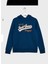 Baskılı Erkek Çocuk Koyu Mavi Sweatshırt Jjelogo Sweat Hood 2 Col 22/23 Noos 1