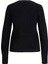 Bisiklet Yaka Rahat Düz Siyah Kazak Kadın Jxtılde Crew Neck Knıt 1