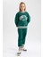 Kız Çocuk Oversize Geniş Kalıp Bisiklet Yaka Baskılı Sweatshirt A5981A823AU 2
