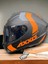 Draken Orange2 Vizörlü Sticker Mat Motosiklet Kapalı Kask 1