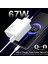 Xiaomi Uyumlu 67W (Watt) Type-C Şarj Aleti Cihazı ve Şarj Kablosu (Ultra Hızlı) 5