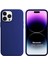 Apple iPhone 15 Pro Kılıf Liquid Lansman Silikon Lacivert 1