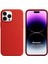 Apple iPhone 15 Pro Kılıf Liquid Lansman Silikon Kırmızı 1