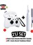Pro Uyumlu Oyun Konsolu Xbox Figür Kulaklık Kılıfı ve Beyaz Kulaklık Temizleme Kalemi 2'li Set 1
