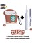 Pro Uyumlu Kahverengi Starbucks Kılıf ve Beyaz 3'ü 1 Arada Bluetooth Kulaklık Temizleme Kalemi Set 1