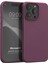 Matte Silicone Apple iPhone 15 Pro Max Kılıf Mor 1