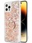 Apple iPhone 15 Pro Kılıf Glitter Liquid Holder Gold 1