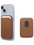 Apple iPhone 15 Plus Leather Wallet Magsafe Kahverengi 1
