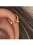 Titanyum Gold Yarım Ay Piercing 1