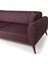 Perla Sofa Seneca Yataklı Kanepe Keten Bordo Kazayağı 4