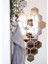 Dekoratif bal peteği 12.5cmye 11 cm 10 adet gümüş plexi 2