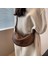 Kahve Ana Kesesi Femme Yan Çanta Bayanlar Için Omuz Çantaları Tasarımcı Çanta Lüks Yumuşak Deri Crossbody Çanta Kahverengi Basit Kadın Çantası (Yurt Dışından) 4