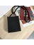 Siyah Omuz Çantası Kız Çocuk Çantası Mona Küçük Kare Omuz Çantası Deri Dokuma Kemer Crossbody Çanta Moda Eğimli Telefon Kılıfı Vintage Messenger Paketi (Yurt Dışından) 1