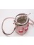 Siyah Flamingo Nakış Tasarım Güzel Pembe Kova Çantası Küçük Pu Deri Kadın Omuz Çantası Sevimli Kız Crossbody Çanta Günlük Çanta (Yurt Dışından) 3