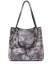 CRP-020006-GREY Cezıra Bayanlar Moda Pu Vegan Deri Büyük Moda Omuz Tote Kadınlar Için Alışveriş Bezi Çantası Yumuşak Çantalar Hobos Crossbody (Yurt Dışından) 1