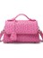 Sıcak Pembe Özelleştirilmiş Devekuşu Deri Çanta Yeni Stil Omuz Çantası Genç Kızlar Için Okul Çantaları Moda Pembe Çanta Yüksek Kaliteli Crossbody Çanta (Yurt Dışından) 1