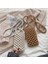 Kumral Kadın Moda Küçük Crossbody Telefon Çantası Düz Renk Hollow-Out Dokuma Tığ Hafif Örgülü Omuz Çantası (Yurt Dışından) 2