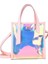 Pembe Çanta 2023 Yeni Yaz Şeffaf Çanta Moda Bayan Çanta 2 Adet Messenger Crossbody Kadınlar Için Pvc Büyük Plaj Omuz Çantaları Paketi (Yurt Dışından) 1