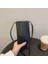 Siyah Kadın Mini Crossbody Çanta Pu Deri Omuz Çantası Eğilim Tasarımcı Telefon Çantası Bozuk Para Cüzdanı Cüzdan Siyah Beyaz Yeşil Messenger Çanta (Yurt Dışından) 1