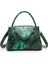 Python Yeşil Monogramlı Harfler Tasarımcı Lüks Çanta Kadın Çanta Devekuşu Desen Kadın Crossbody Çanta Go Yeni Moda Kadın Çantası Omuz (Yurt Dışından) 1