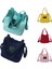 Koyu Mavi Büyük Kapasiteli Tuval Kadın Omuz Çantası Kılıfı Kadınlar Için Crossbody Çanta Lüks Çanta Kadın Çanta Tasarımı (Yurt Dışından) 4