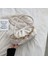 Beyaz Küçük Bulut Çantası Yumuşak Deri Tek Omuz Eğimli Hamur Torbası Çanta Günü Crossbody Çanta Seyahat Zinciri Çantalar ve Cüzdanlar (Yurt Dışından) 3